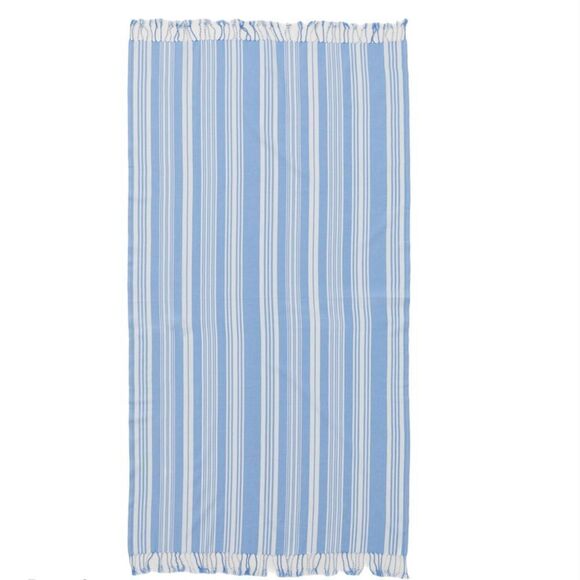 🎁nwt lemlem x H&M Blue Organic Turkish Cotton Beach Towel🎁 - Picture 3 of 4